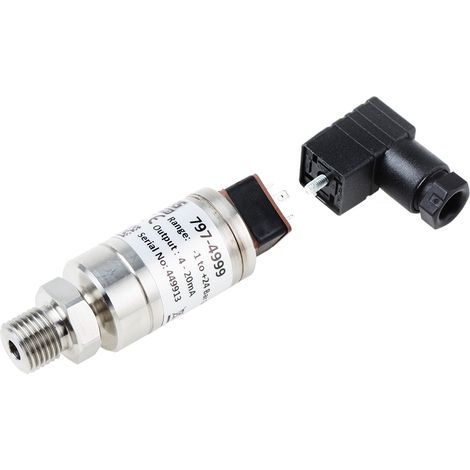 Capteur de pression, Relative 24bar max, pour Air, Gaz, Liquide Hydraulique, Liquide, Eau, G1/4, 932 V c.c., ( Prix pour 1 ) (1/2)