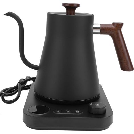 Bouilloire électrique à Col de Cygne avec Contrôle de la Température, Bouilloire électrique pour café et thé avec Minuterie à écran LCD, Chaudière à Eau Puissante et Rapide (1/5)
