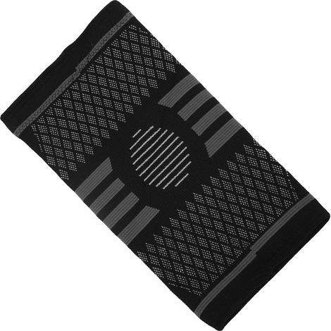 Knieschoner aus gestricktem Nylon, doppelt gewebte elastische Textur, für Fitness und Basketball. (1/5)