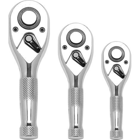 Set de carraca con trinquete, 1/4", 3/8", 1/2" accionamiento de trinquete (1/4)
