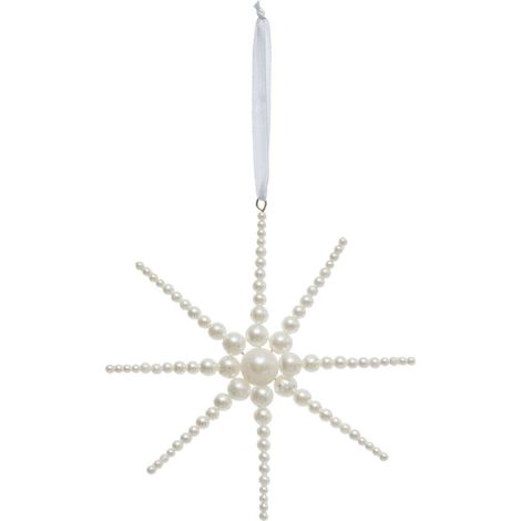 Baumschmuck Stern Perlmuttperlen 13cm - Atmosphera créateur d'intérieur