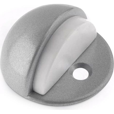 Butée de Porte Lux Chrome Mat - LUX - STOP 45 mm FIXATION PAR VIS (1/5)