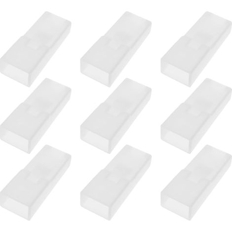 50x Cosses de Câble de 6,3 Mm Coque de Protection Couvercle Isolant pour Cosses de Câble de 6,3 Mm avec Languette Blanc (1/5)