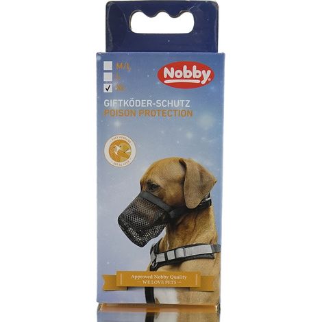 Nobby® Hunde Giftköderschutz Schwarz XL