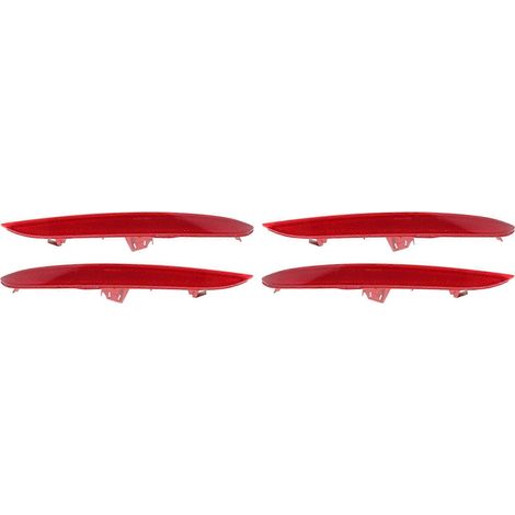 2 paires de réflecteurs de pare-chocs arrière (gauche et droite) pour BMW X4 série F26 (2013-2016) 63147338807 63147338808 (1/5)