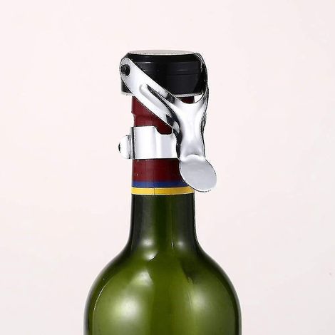 Bouchons de champagne, lot de 2 en acier inoxydable, bouchons de champagne sous vide, pour conserver la fraîcheur du vin, pour le salon (1/3)