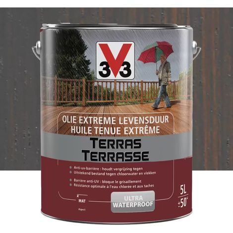 Huile Tenue Extrême Terrasse V33 Gris Fumé 5 L (1/2)