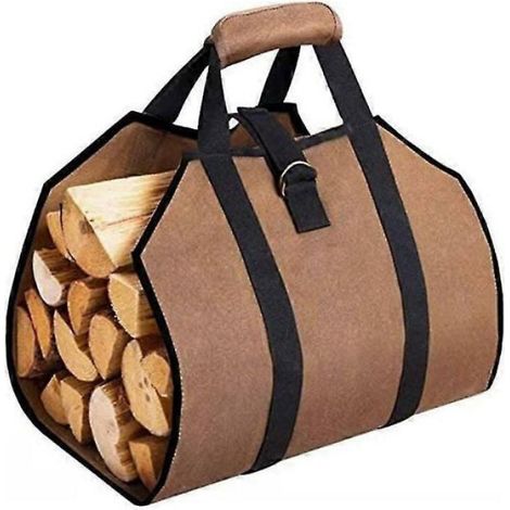Sac de Rangement en Bois de Chauffage Sac Pliable pour Bois Extrieur (1/4)