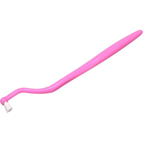 Brosse Interdentale Flexible pour Appareil Dentaire - Nettoyage Portable des Dents et Gencives Rose (1/5)