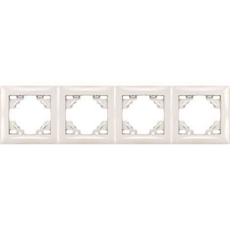 Toolight Vierfachrahmen Für Steckdosen Oste Jnh016-4f Beige (1/5)