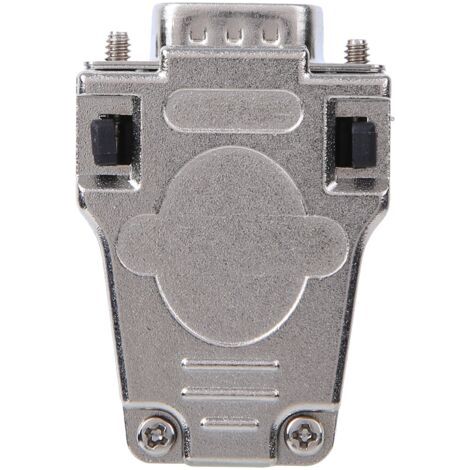 Connecteur série D-SUB ignifuge 9 broches 2 rangées mâle avec coque métallique DB9P-180 (1/5)