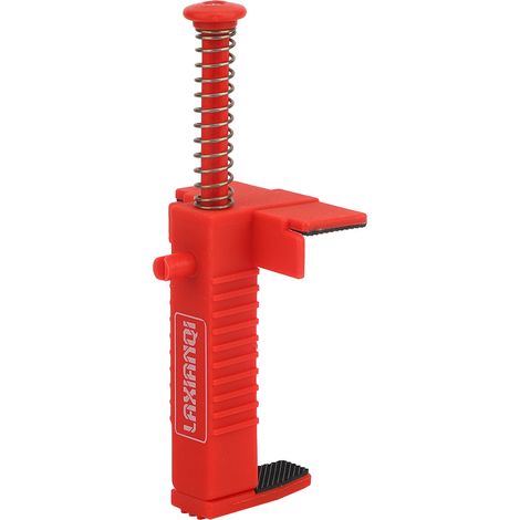 Outil de plomberie pour maçonnerie (lot de 2) : outil de nivellement et de mesure, accessoire de quincaillerie en plastique rouge, tire-tuyau pour maçonnerie rouge (1/5)