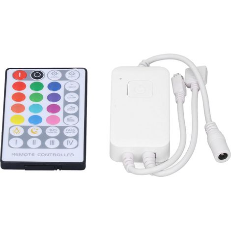 Intelligenter WiFi RGB LED-Controller mit 28 Tasten für Lichtstreifen, Fernbedienung mit eingebautem Akku (RGB-Modell mit Einzelladung). (1/5)
