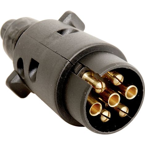 HP Autozubehör 28254 Anhänger Stecker [Steckdose 7polig - Stecker 7polig] Kunststoff