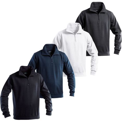 Felpa da Lavoro con Zip Corta ProTechTor Bianco 3XL