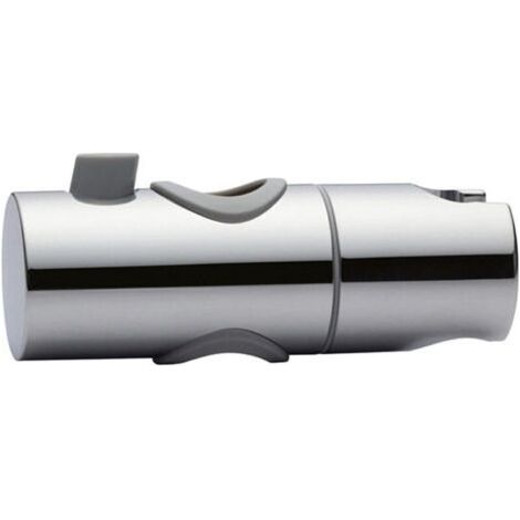 Support de pommeau de douche à hauteur réglable pour barre coulissante support de tête de rail support de pommeau de douche à main support de pulvérisateur rotatif à 360 degrés chrome poli