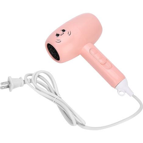 Sèche-cheveux Mini Portable 1000W Rose - Appareil de Séchage Électrique pour Cheveux (1/5)