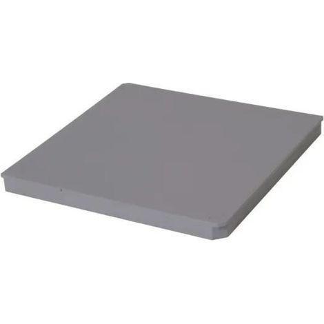 Couvercle piéton UCORPCT à clipser pour regard 25x25cm couleur gris clair (1/3)
