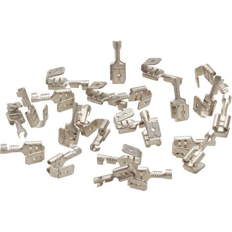 LAPP 63501120 Presa piatta Larghezza spina: 6.3 mm Spessore spina: 0.8 mm 180 ° Non isolato 100 pz. (1/2)