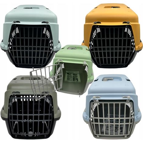Robuste, leichte Transportbox für Hund, Katze, Kaninchen, Gipsy 50 Kunststoff