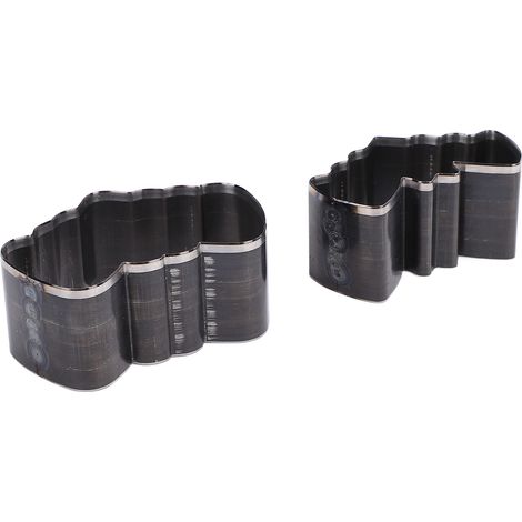 Lot de 2 matrices de découpe en cuir en forme de chaussure, emporte-pièce creux pour la fabrication de bijoux et autres objets artisanaux. (1/5)