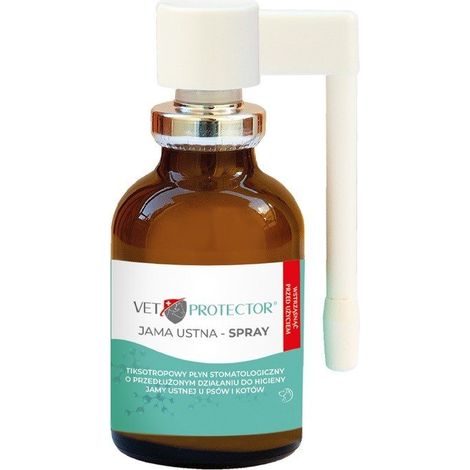 VET PROTECTOR Oral cavity spray – liquid for the oral cavity for dogs and cats 30 ml (1/3)