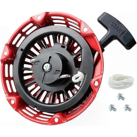 Ensemble de lanceur à cordon de remplacement avec cliquet coudé, compatible avec les moteurs de 5,5 à 6,5 ch, pour les modèles GX160 et GX200. (1/5)