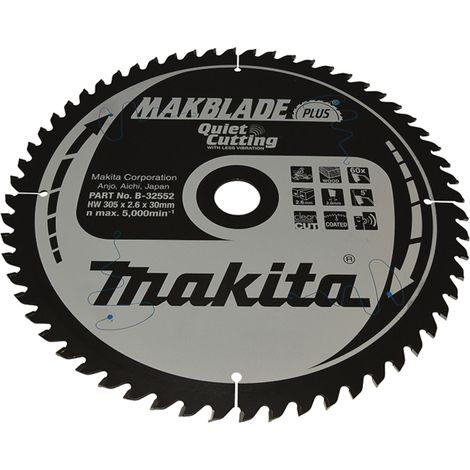 Makita MAKBLADE+ Hoja de sierra 305x30x60Z - B-32552