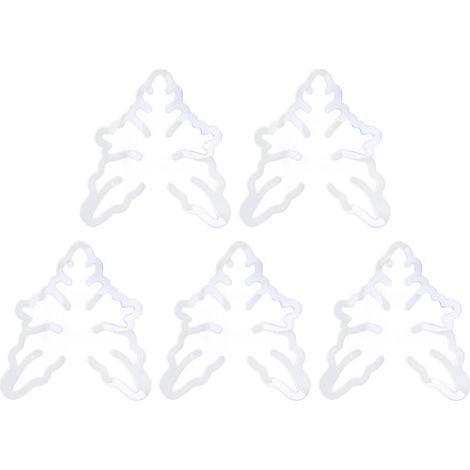 Set of 5 plant clips, unique aesthetic pot support clips to keep plants tame and growing, vertical leaf type (1/5)