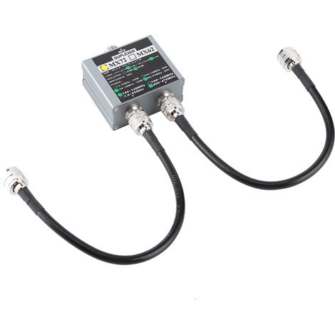 Duplexeur UHF VHF 144-148MHz 400-470MHz, combinateur d'antenne intérieur bi-fréquence, filtre diplexeur pour émetteur-récepteur, kit double bande, usage station fixe. (1/5)
