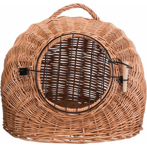 Trixie Igloo Cesta in Vimini Marrone Confortevole per Cani