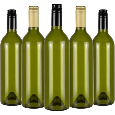 35 botellas de vino de aceituna de 750 ml con tapón.
