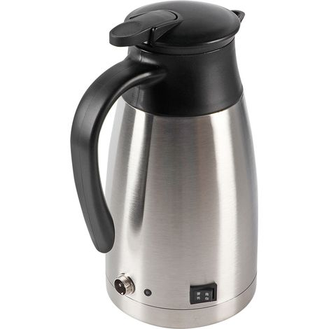 12V 1000ml Edelstahl Auto-Wasserkocher, tragbarer Wasserbecher (1/5)