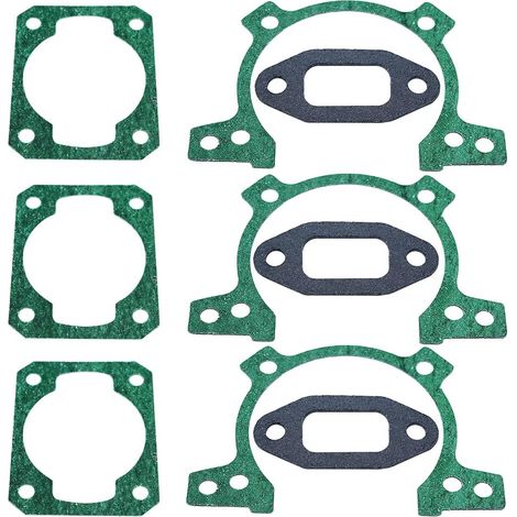 Gasket Kit 3Pcs for STIHL FS160 FS180 FS220 FS220K FS280 FS280 Crankcase Cylinder Exhaust Muffler Gasket 4119-007-1051 (1/5)