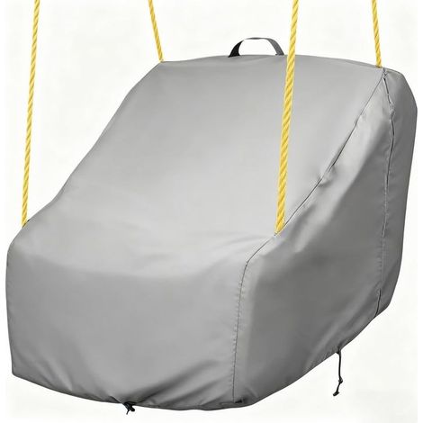 Housse de balançoire d'extérieur 420D pour tout-petit, 40 × 40 × 50 cm, couvercle de protection imperméable et anti-poussière (gris) (1/5)