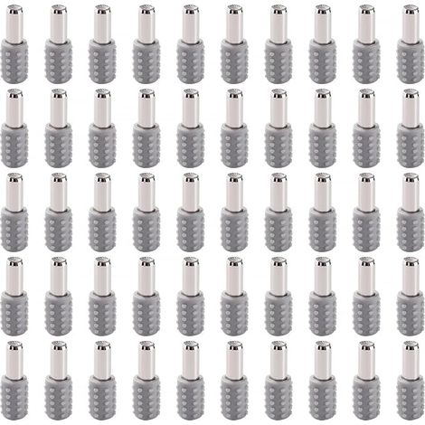 50 Pièces 22x5 mm Cheville de Support d'étagères Cylindriques avec Protection en Caoutchouc, Goupilles de Support D'étagère, pour Meubles de Bibliothèque D'armoires de Cuisine (1/5)