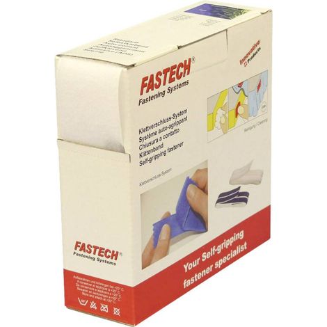 FASTECH® B50-STD-L-000010 Bande auto-agrippante à coudre partie velours (L x l) 10 m x 50 mm blanc 1 (1/2)