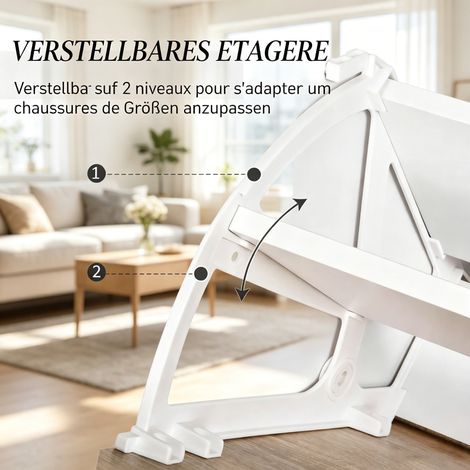 Meuble de rangement design contemporain, armoire à chaussures, placard d'entrée, meuble vestiaire pour couloir (1/5)