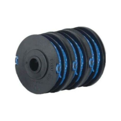 RYOBI Lot de 3 bobines double fil diamètre 1.65mm pour coupe-bordures électriques RAC123 (1/3)
