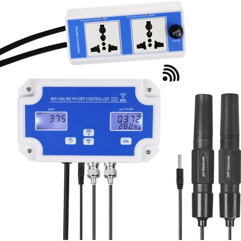 Controlador digital de pH/ORP para un análisis preciso de la calidad del agua.