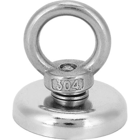 Magnetischer Hakenheber, Angelwerkzeug, robustes Hardware-Zubehör, N35 3-Lagen-Beschichtung, 64 lbs (ca. 29 kg)