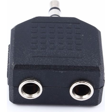 Adaptateur Double Prise Jack 3.5mm - Diviseur Audio pour Deux Paires d'Écouteurs ou Casques (1/5)