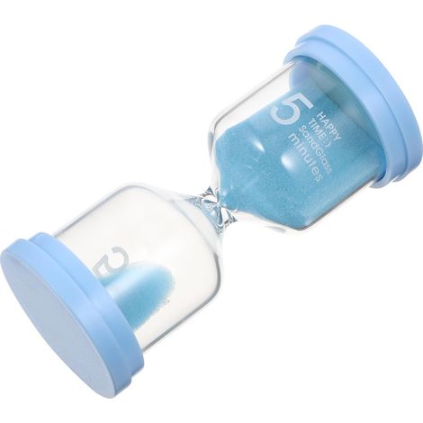 Cabilock Minuteur Sablier Décoratif en Verre et PVC Léger Couvercle (1/5)