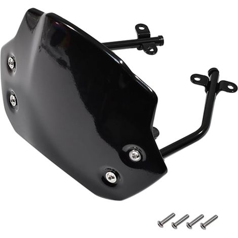 Motorrad-Windschutzscheibenabweiser, kompatibel mit BMW R nineT/R NineT / R9T / R 9 T Racer Pure Urban Scrambler 2014-2022, Schwarz (1/5)