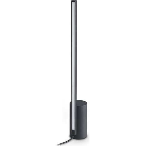 Ideal Lux Lampada da tavolo moderna Essence 1 luce LED integrato nero metallo