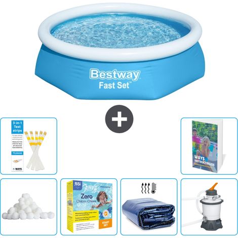 Bestway Bestway Fast Set Ronde - 244x61 cm - 7-pièces S75 (1/5)