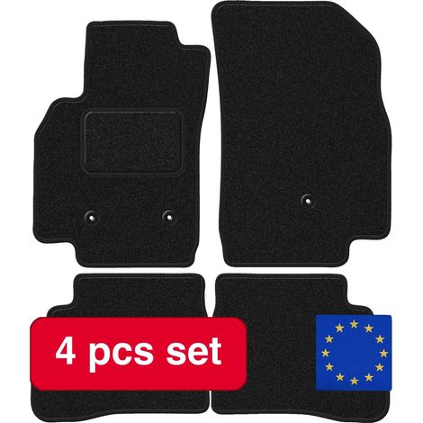 Tapis de voiture, protection durable, ajustement sur mesure, noir (1/5)