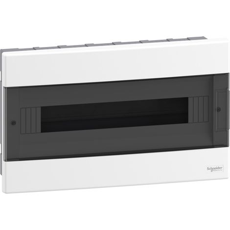 Quadro di distribuzione da incasso Easy9 EU IP40 EZ9EU-1-18-PT-T porta trasparente 1 fila 18 moduli/fila (1/5)