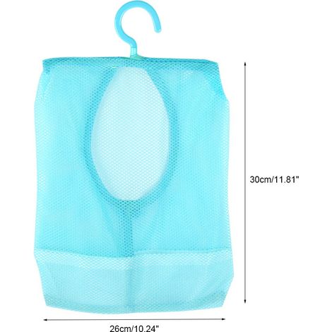 Sac de rangement suspendu en filet, sac de salle de bain à suspendre, sac de séchage pour sous-vêtements (1/4)