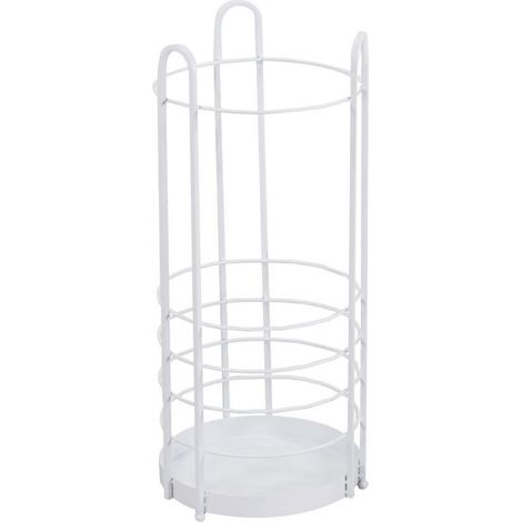 Portaombrelli metallo bianco tondo cmø26xh60x26 (1/2)